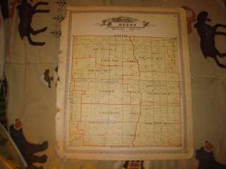 MECCA TOWNSHIP TRUMBULL COUNTY OHIO ANTIQUE MAP SuperbN  