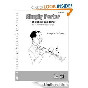 Simply Porter   The Music Of Cole Porter  Easy Piano: Cole Porter, Dan 