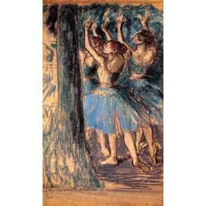   of Dancers, Tree Decor: Edgar Degas Hand Painted A: Home & Kitchen