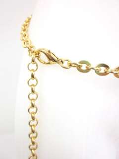 DESIGNER Gold Plated Chain Belt Necklace  