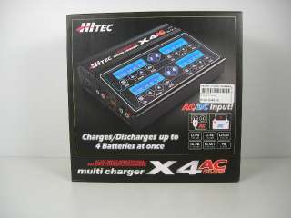 Hitec X4 AC+ 4 Channel AC/DC Charger HRC44167  