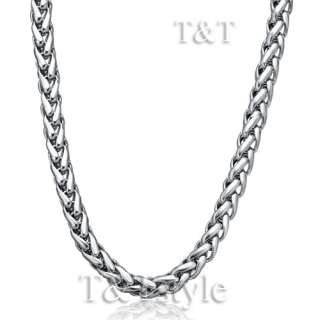 6mm 316L Stainless Steel WHEAT Chain Silver (C04)  