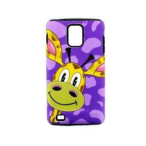  i997 i 997 Infuse 4G 4 G Purple Spots with Yellow Smiling Giraffe 
