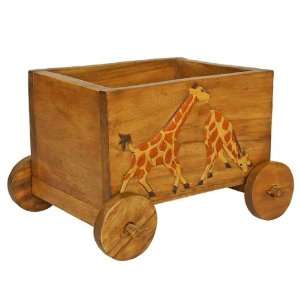  EXP Handmade Giraffe Design Rolling Wheels Storage Box 