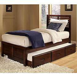 Ferris Twin Captains Bed with Trundle Unit  Overstock