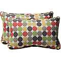 Pillow Perfect Decorative Polka Dots Outdoor Toss Pillows (Set of 2 
