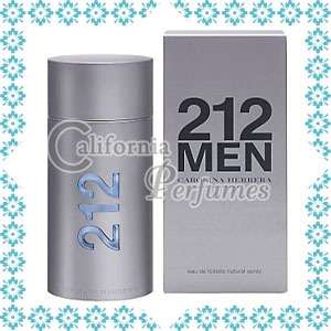 212 MEN by Carolina Herrera 1.7 oz EDT Cologne NIB  