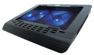 Brand New 2 Fan Blue LED Notebook USB Cooling Cooler Pad For 10 15 