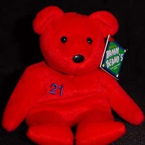  Salvinos Bamm Beanos   Sammy Sosa #21 Red Bear Toys 