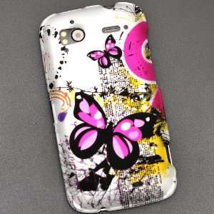  Butterfly Artistic Writing Print Rubberized Coating 