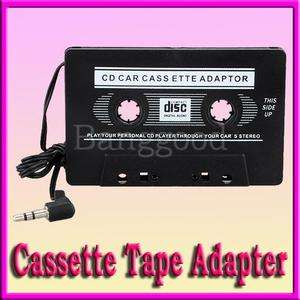 Car Cassette Tape Adapter for iPod Nano CD MD  Converter Deck 