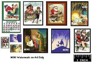 Dollhouse CHRISTMAS ART PICTURES +Calendar +POST CARDS!  