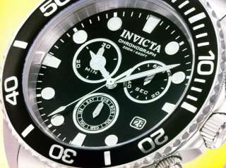   Mens Invicta Pro Diver Sport Chrono Watch 43 mm with Collectors Case