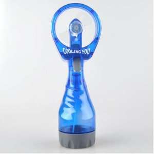   Portable Mini Moisture Water Spray Cooling Fan Blue: Home Improvement