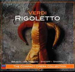 The Compact Opera Collection   Verdi: Rigoletto / Sinopoli  Overstock 