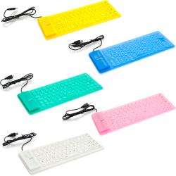 Roll up Flexible Waterproof USB Keyboard  Overstock