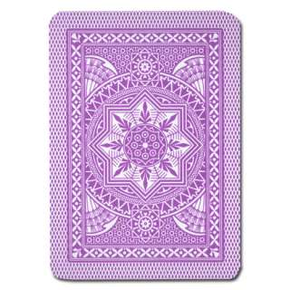   plastic playing cards 4 pip jumbo index poker size violet back