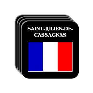 France   SAINT JULIEN DE CASSAGNAS Set of 4 Mini Mousepad Coasters