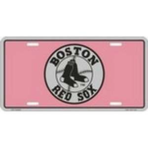 Boston RedSox PINK License Plates plate tag tags auto vehicle car 