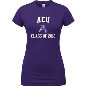  Abilene Christian Wildcats Purple Womens Class of 2012 