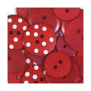  Monochromatic Button Assortment 24/Pkg   Ladybug Arts 