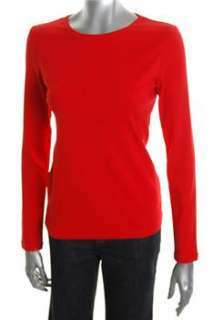 FAMOUS CATALOG Casual Shirt Red BHFO Sale Misses M  
