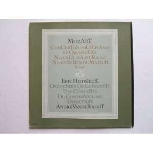 Mozart Concertos pour Piano No. 25 & No. 27. Eric Heidsieck, piano 