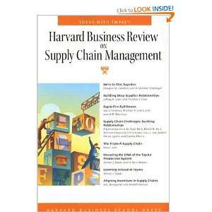  Business Review on Supply Chain Management: [HARVARD BUSINESS REVIEW 