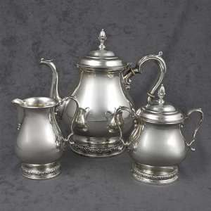  Prelude by International, Sterling 3 PC Tea Service 