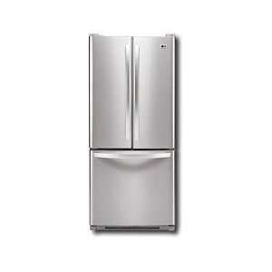    LG 197 Cu Ft French Door Refrigerator   Stainless Steel Appliances