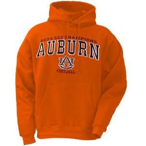  Auburn Tigers Orange 2004 SEC Champions Hoody Sweatshirt 