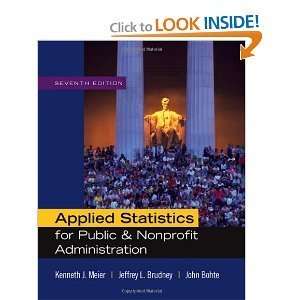  Applied Statistics for Public and Nonprofit Administration 