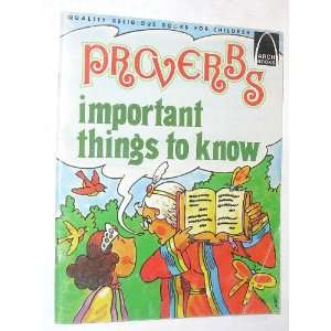  Proverbs Important Things to Know (9780570061403) Carol 