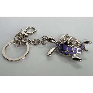 Elegant Key Chain Key Holder/Handbag Charm Beautiful Turtle Design w 