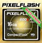 16GB Compact Flash Memory Card 600x Speed by PixelFlash 16G CF Ultra 