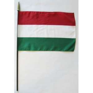  Hungary   8 x 12 World Stick Flag Patio, Lawn & Garden