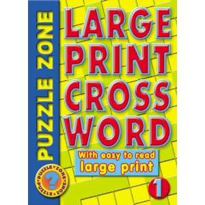  Large Print Crossword (9781850388555): Books