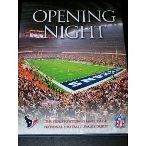   Texans Make Their National Football League Debut: Carter Toole: Books