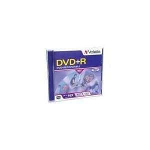   Verbatim 4.7GB 16X DVD+R Single Media Model 94916 Electronics