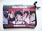 shinee sherlock zipper mobile cell phone case bag pouch p8