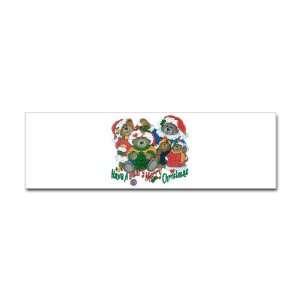    Bumper Sticker Have A Beary Merry Christmas Bears 