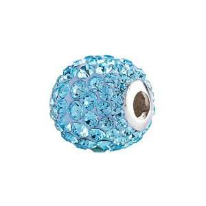   Bling Focal Razzle Dazzle Blue Bead / Charm Finejewelers Jewelry