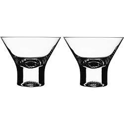Orrefors Tee Martini Glasses (Set of 2)  Overstock