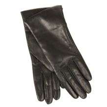 Portolano Womens Leather and Cashmere Gloves  