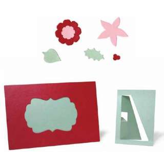 LifeStyle Crafts QuicKutz Cookie Cutter Die Set CARD & PHOTO EASEL 
