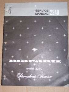Marantz Service/Repair Manual~2240 Receiver  