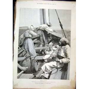 Boat Sea 1888 Barnaby Tarpaulin Barrel Men Women Print  
