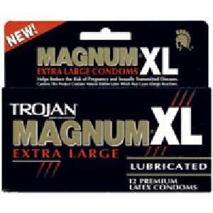 Trojan Condoms Magnum Extra Large Lubricated 12 pack