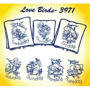  Hot Iron on Transfers   Love Birds: Arts, Crafts & Sewing