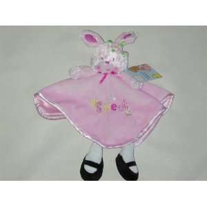 Small Wonders Snuggle Buddy with Rattle ~ Pink Rabbit